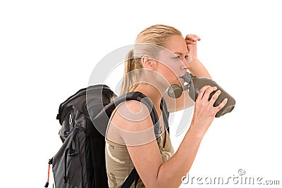 Feeling hot and sweaty Stock Photo