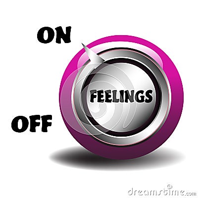 Feelings switch Vector Illustration