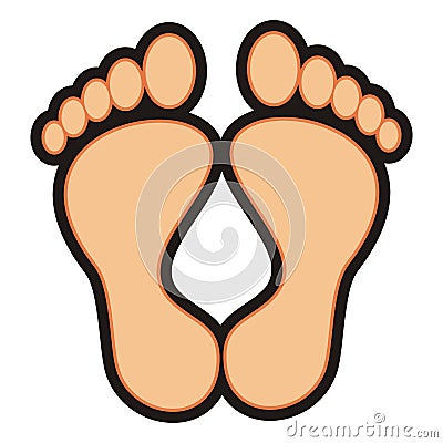 Feet Vector Illustration