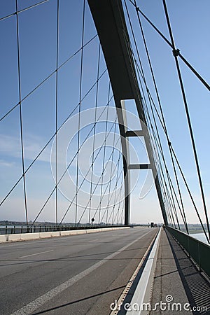 Fehmarn Sund Bridge Stock Photo