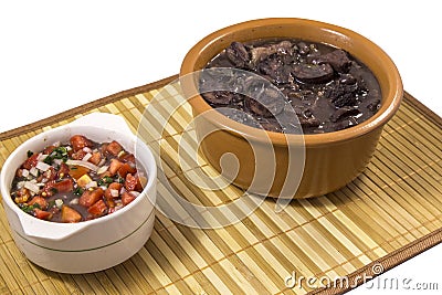 Feijoada brazilian traditional food Stock Photo