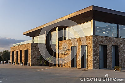 Olive mill and olive grove of Son Mesquida Editorial Stock Photo