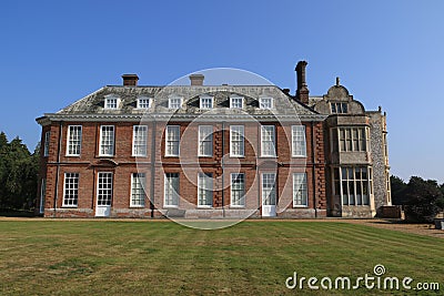 Felbrigg Hall from the lawn Editorial Stock Photo