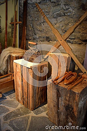 Feldioara fortress was built 900 years ago by the teutonic knights in the village Feldioara, Marienburg, Romania Editorial Stock Photo