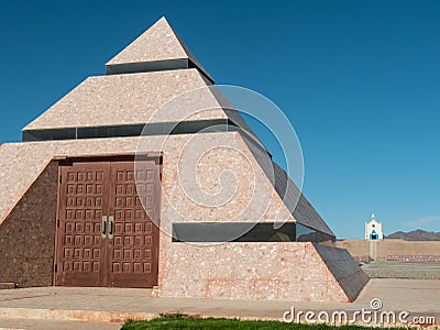 Felicity, California, Center of the world Stock Photo