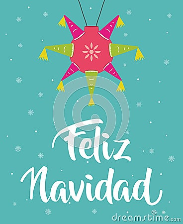 Feliz Navidad Vector Illustration