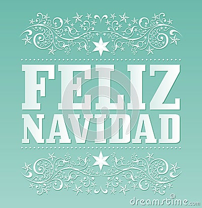 Feliz Navidad Vector Illustration