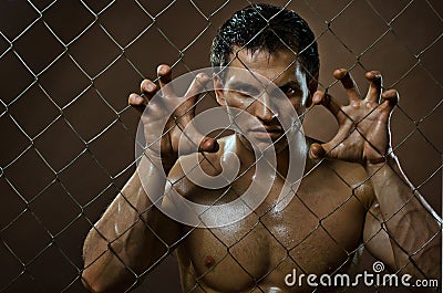 Felon man Stock Photo