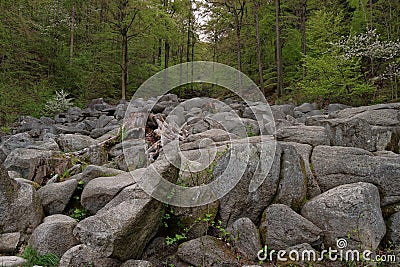 Felsenmeer Stock Photo