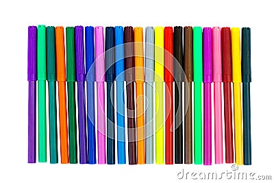 Felt Pens Stock Photo