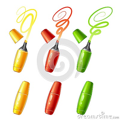 Felt tip pen Vector Illustration