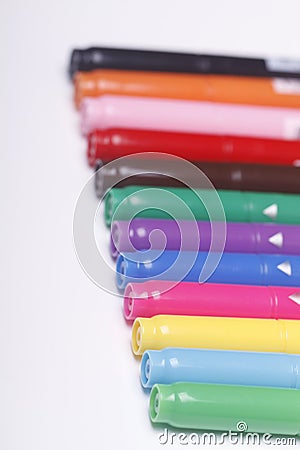 Felt-tip pens Stock Photo