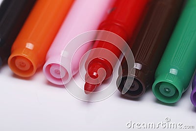 Felt-tip pens Stock Photo