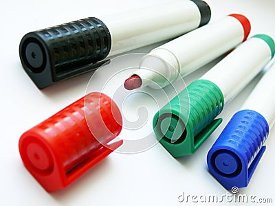 Felt-tip pens (markers) Stock Photo