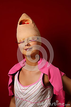 Female alien Stock Photo