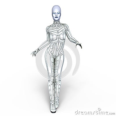 Female alien Stock Photo