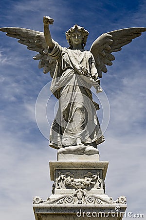 Female angel statue Stock Photo