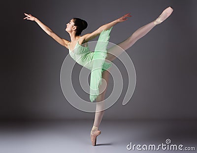 Female ballet dancer Stock Photo