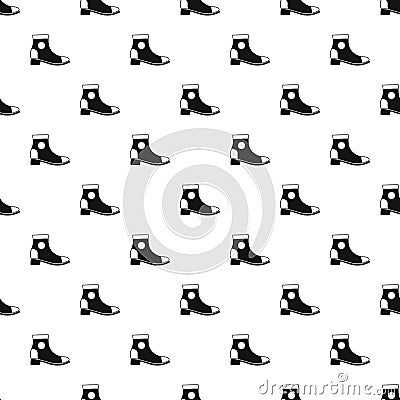 Female boot pattern, simple style Vector Illustration