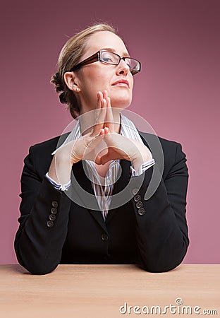 Female boss Stock Photo