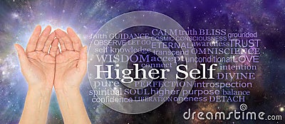 Higher Self Healing Word Cloud Stock Photo