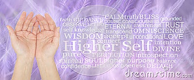 Higher Self Healing Word Cloud Stock Photo