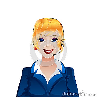 Female customer Vector Vector Illustration