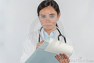 Smiling female doctor Stock Photo