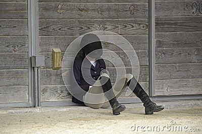 Female Equestrian Stock Photo