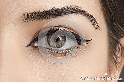 Female Eye Stock Photo