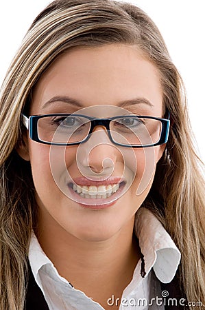 Female with eyewear Stock Photo