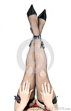 Female feet Stock Photo