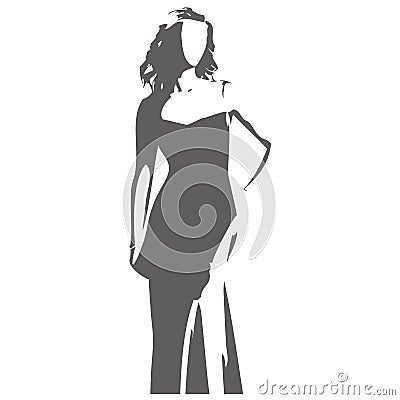 Female Figure Vector Illustration Stock Photos - Image: 8334303