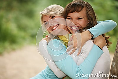 Female friends Stock Photo