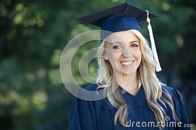 Female Graduate Stock Photo