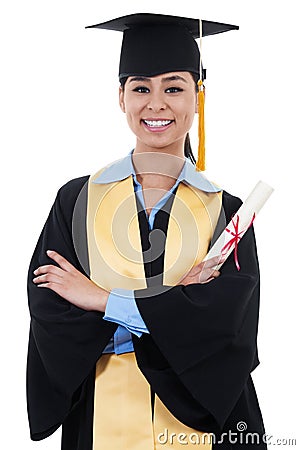 Female Graduate Stock Photo