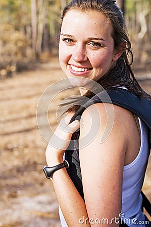 Female Hiker Stock Photo