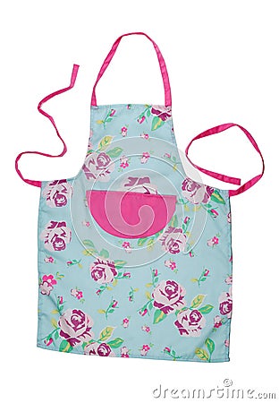 Female kitchen apron Stock Photo