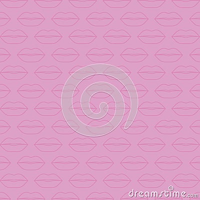 Female lips sensuality pattern background Vector Illustration