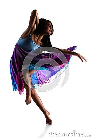 Female modern dancer Stock Photo