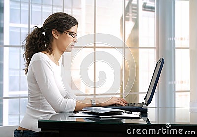 Female Office worker Stock Photo