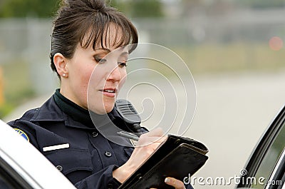 Traffic stop Stock Photo