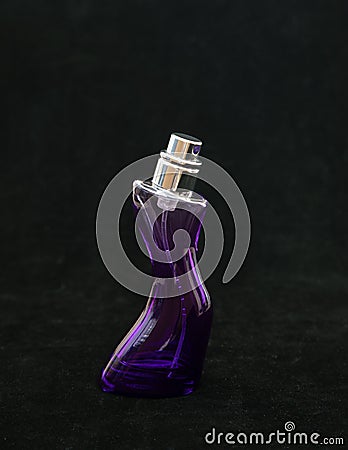 female shape small perfume bottle Stock Photo