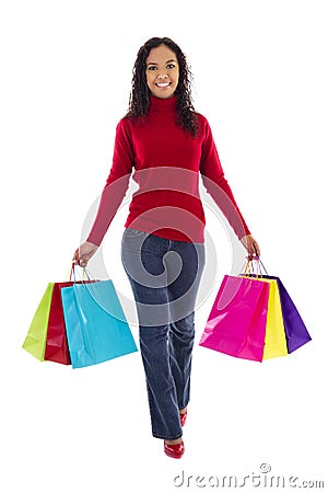 Female Shopper Stock Photo