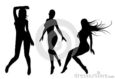 Female silhouette Stock Photo