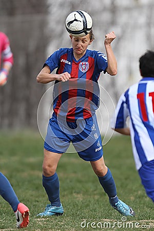 Female soccer player Editorial Stock Photo