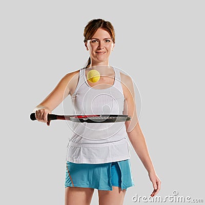 Female tennis player Stock Photo