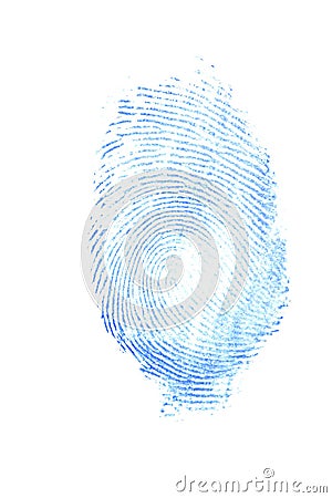 Female thumb print Stock Photo