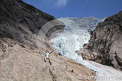 Female traveler Stock Photo