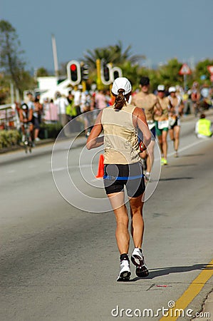 Female triathlete Editorial Stock Photo